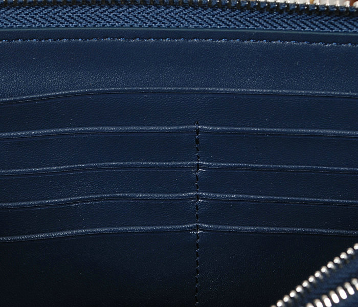 Bottega Veneta intrecciato leather clutch BV6611 royalblue